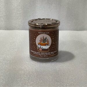 Bath and Body Works Chocolate Covered Orange Single Wick Candle